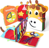 Sensilo – Livre d’activités en feutrine pour enfants, motricité fine et jeu sensoriel (3 ans)