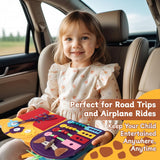 Sensilo – Livre d’activités en feutrine pour enfants, motricité fine et jeu sensoriel (3 ans)