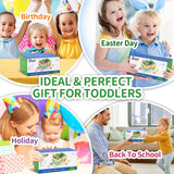 Farmilo – Jouet Montessori en bois pour trier les formes et animaux de la ferme (1 à 3 ans)