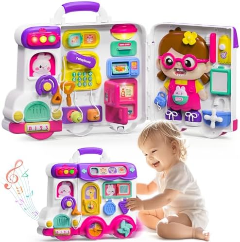 Nimora – Tableau d’activités Montessori musical pour filles 1-3 ans