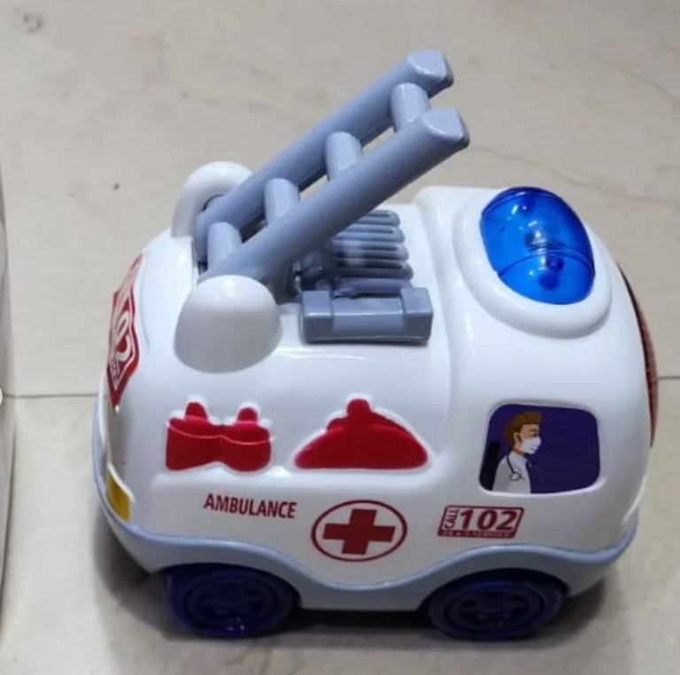 VivoGo – Jouet musical ambulancier Bump 'N' Go pour bébés et tout-petits